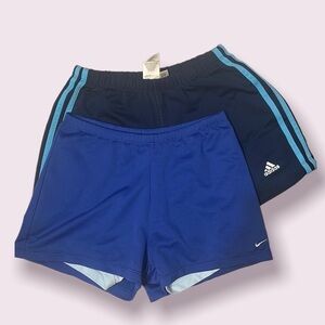 ADIDAS‎ Blue Athletic Shorts Bundle